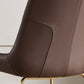 Glam Dining Room Chair Faux Leather Parsons Chair for Dining Room