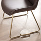 Glam Dining Room Chair Faux Leather Parsons Chair for Dining Room