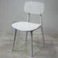 Scandinavian Stackable Dining Side Chair Plastic Armless Dining Chairs