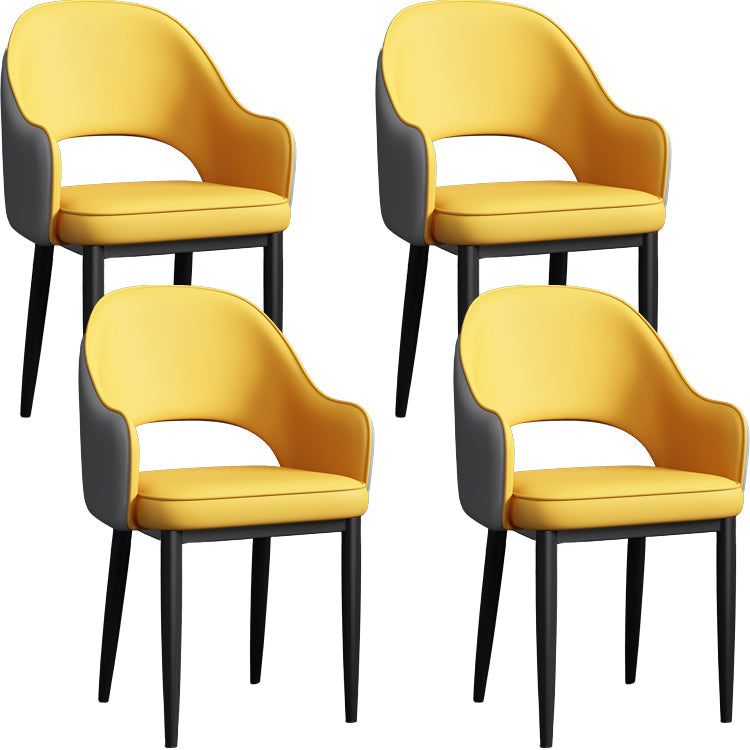 Silla de comedor de estilo contemporáneo silla de brazo con tapicería