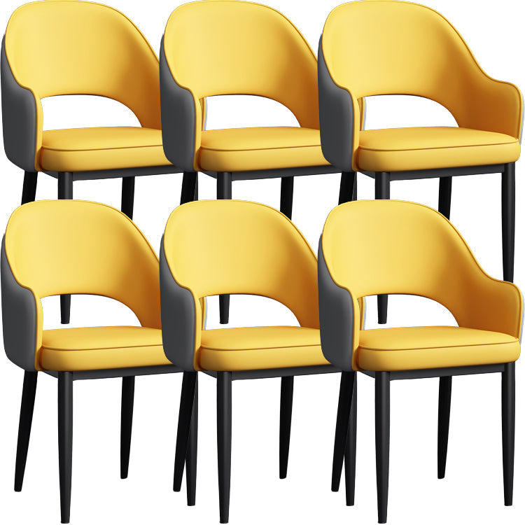 Silla de comedor de estilo contemporáneo silla de brazo con tapicería