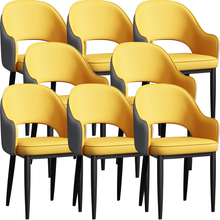 Silla de comedor de estilo contemporáneo silla de brazo con tapicería