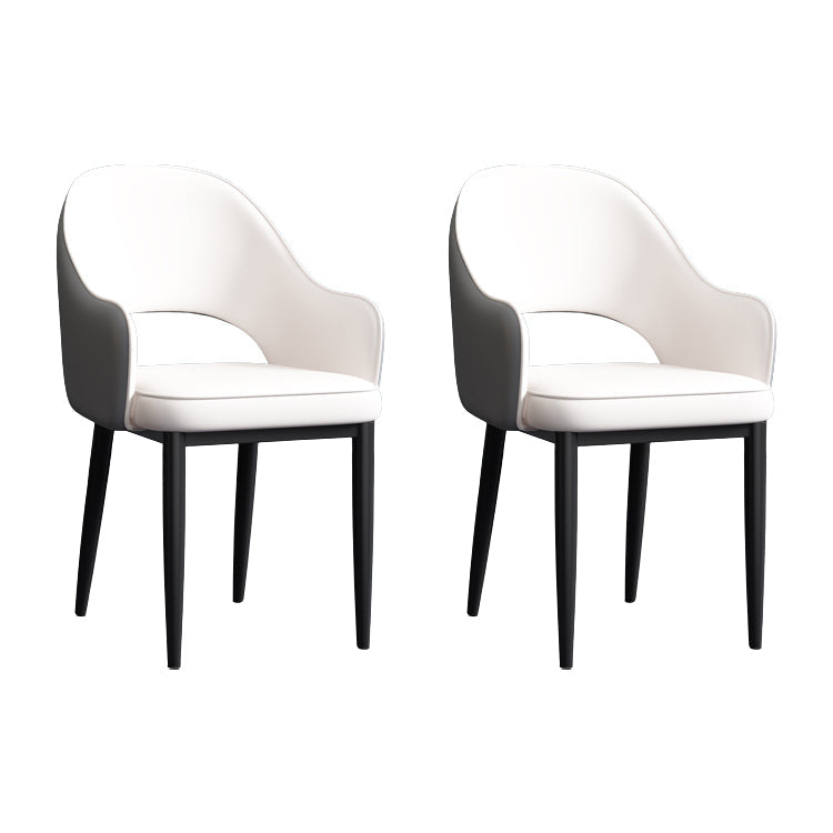 Silla de comedor de estilo contemporáneo silla de brazo con tapicería