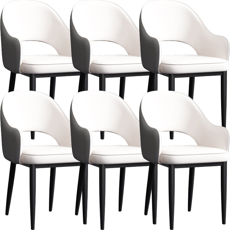 Silla de comedor de estilo contemporáneo silla de brazo con tapicería