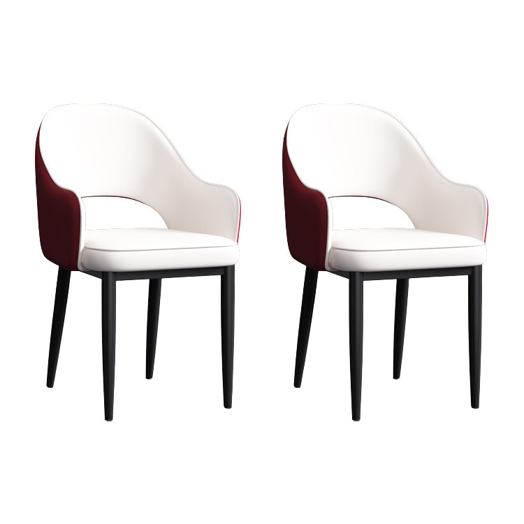 Silla de comedor de estilo contemporáneo silla de brazo con tapicería