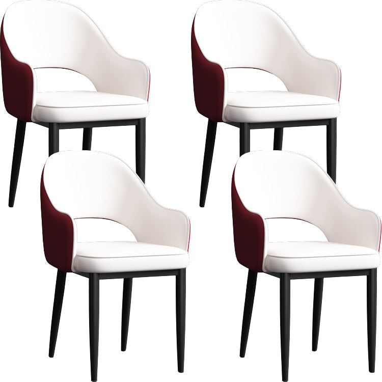 Silla de comedor de estilo contemporáneo silla de brazo con tapicería
