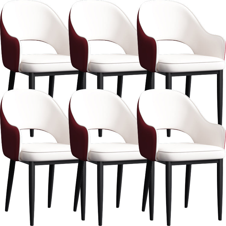 Silla de comedor de estilo contemporáneo silla de brazo con tapicería