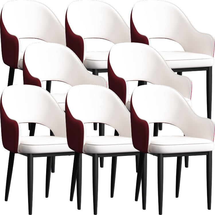 Silla de comedor de estilo contemporáneo silla de brazo con tapicería