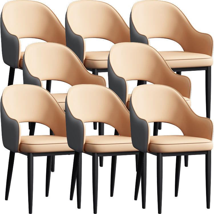 Silla de comedor de estilo contemporáneo silla de brazo con tapicería