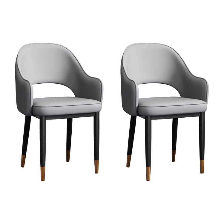 Silla de comedor de estilo contemporáneo silla de brazo con tapicería