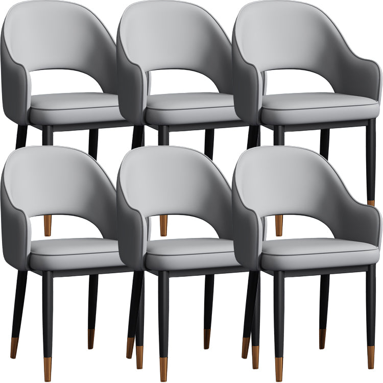 Silla de comedor de estilo contemporáneo silla de brazo con tapicería