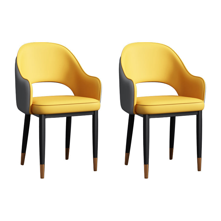 Silla de comedor de estilo contemporáneo silla de brazo con tapicería