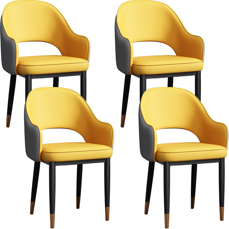 Silla de comedor de estilo contemporáneo silla de brazo con tapicería