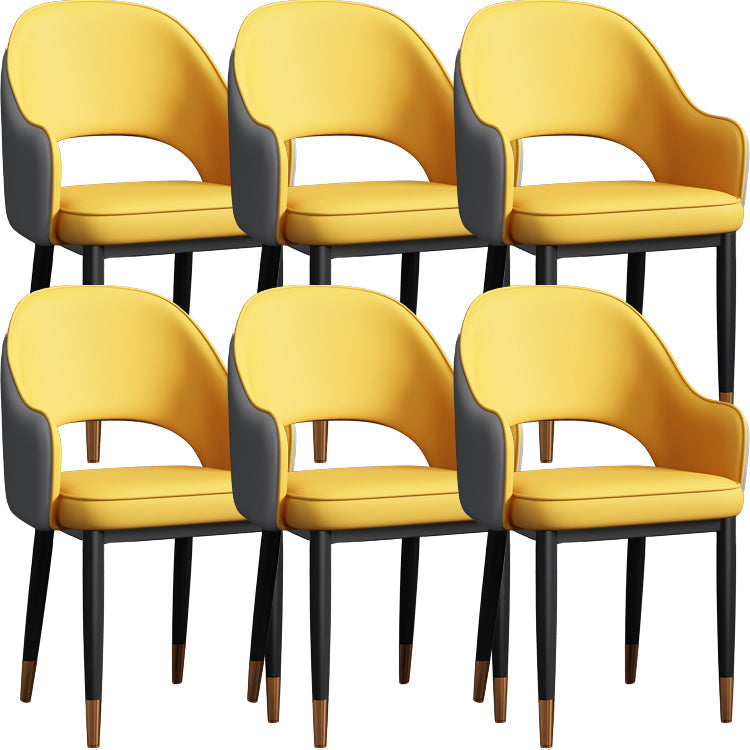 Silla de comedor de estilo contemporáneo silla de brazo con tapicería