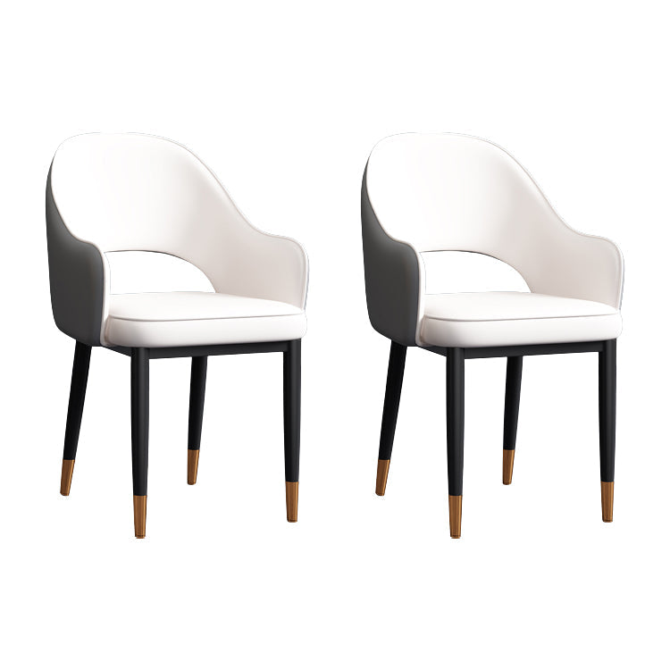 Silla de comedor de estilo contemporáneo silla de brazo con tapicería