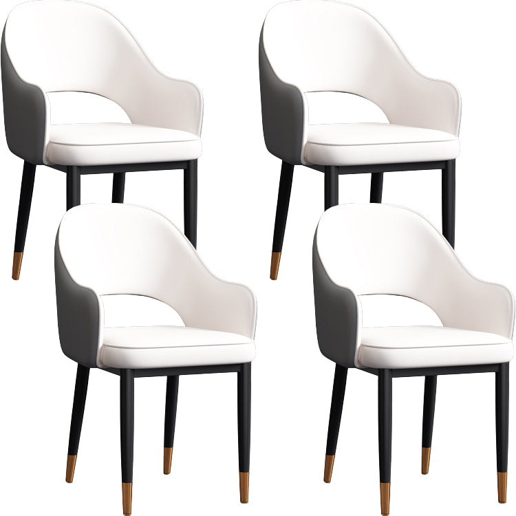 Silla de comedor de estilo contemporáneo silla de brazo con tapicería