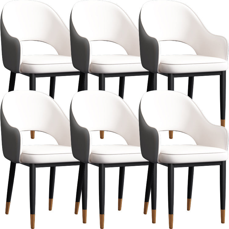 Silla de comedor de estilo contemporáneo silla de brazo con tapicería