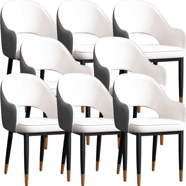 Silla de comedor de estilo contemporáneo silla de brazo con tapicería