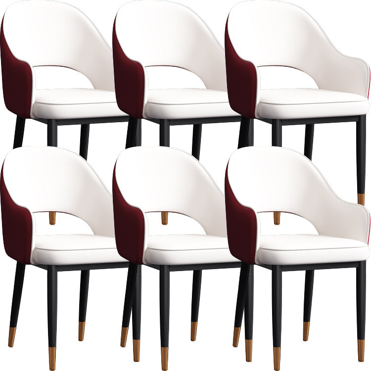 Silla de comedor de estilo contemporáneo silla de brazo con tapicería