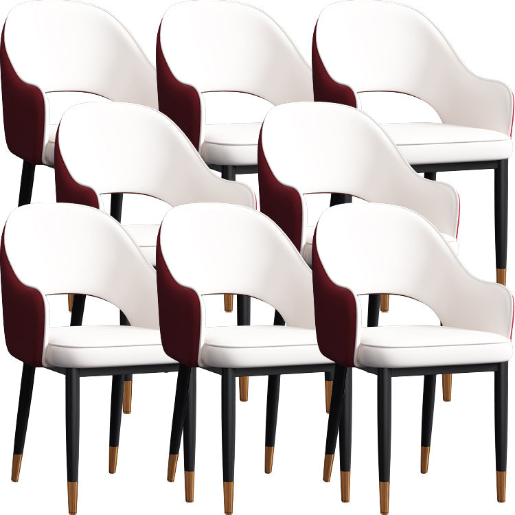 Silla de comedor de estilo contemporáneo silla de brazo con tapicería