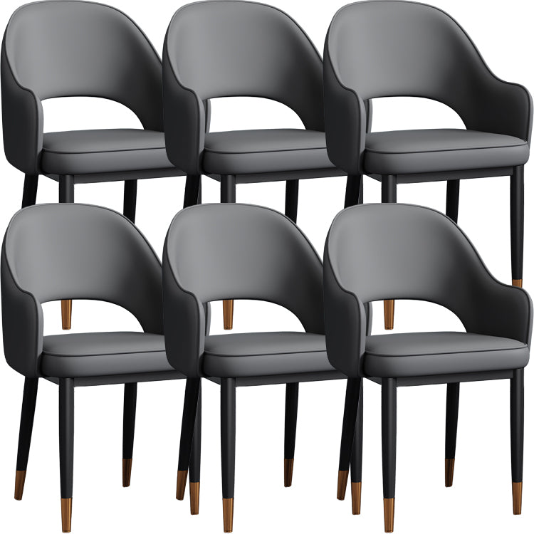 Silla de comedor de estilo contemporáneo silla de brazo con tapicería