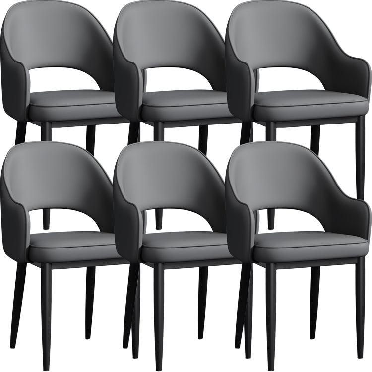 Silla de comedor de estilo contemporáneo silla de brazo con tapicería