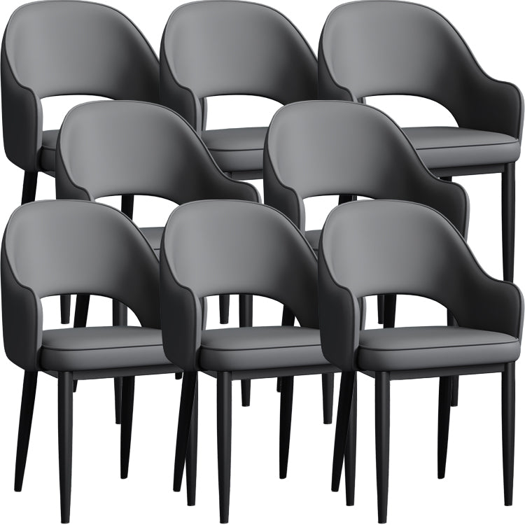 Silla de comedor de estilo contemporáneo silla de brazo con tapicería