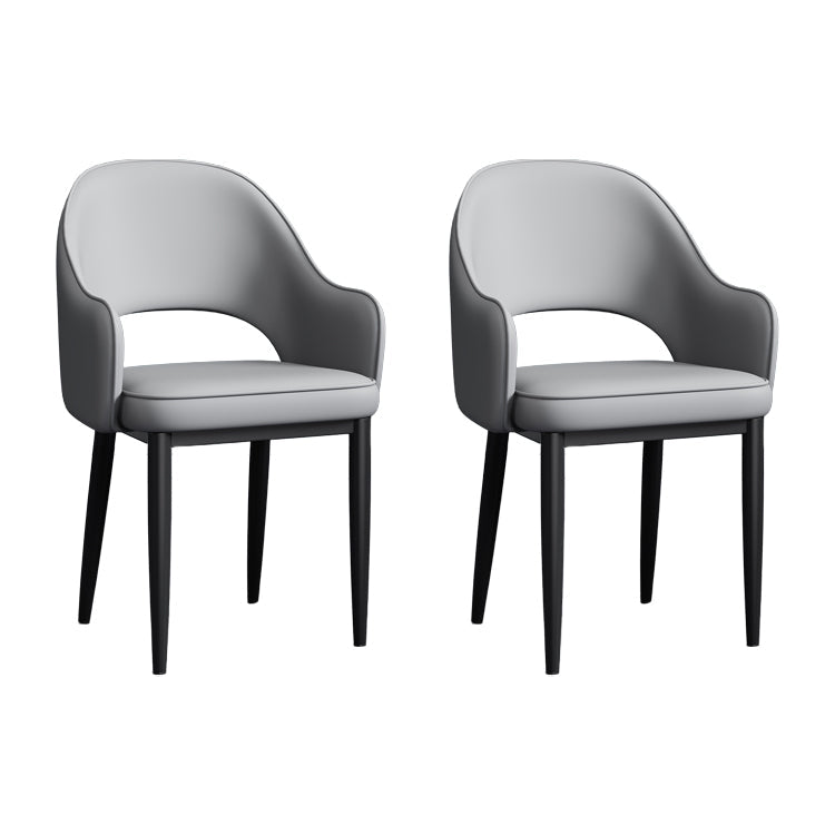 Silla de comedor de estilo contemporáneo silla de brazo con tapicería