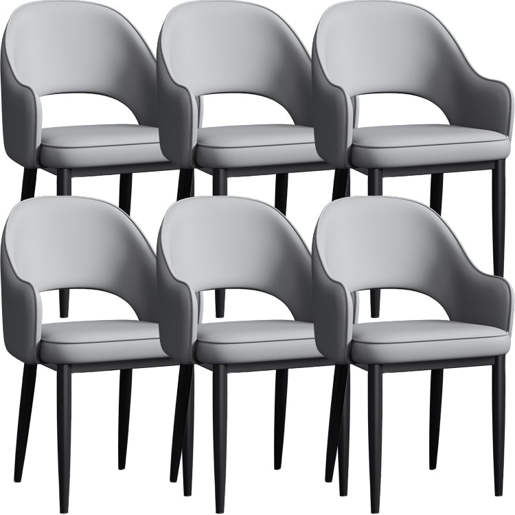 Silla de comedor de estilo contemporáneo silla de brazo con tapicería