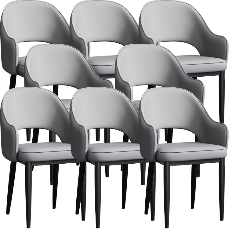 Silla de comedor de estilo contemporáneo silla de brazo con tapicería