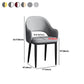 Silla de comedor de estilo contemporáneo silla de brazo con tapicería