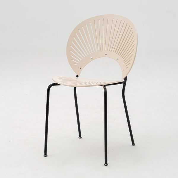 Modern Armless Dining Chairs Solid Wood Windsor Back Dining Side Chair White 1 Piece Black Clearhalo 'Dining Chairs' 'Dining Tables & Seating' 'dining_chair' 'furn' 'furn_dining_chair' 'Furniture' 'Kitchen & Dining Furniture' 5543902