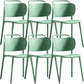 Contemporary Dining Chair Armless Chairs with Plastic Legs for Home