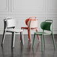 Contemporary Dining Chair Armless Chairs with Plastic Legs for Home