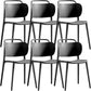 Contemporary Dining Chair Armless Chairs with Plastic Legs for Home