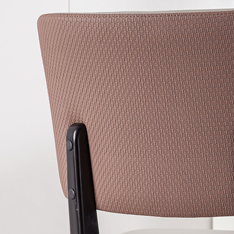 Chaises de salle à manger en bois massif chaise sans bras moderne en cuir moderne