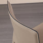Modern Style Armless Dining Chairs Faux Leather Low Back Dining Side Chair