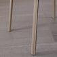 Modern Style Armless Dining Chairs Faux Leather Low Back Dining Side Chair