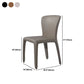Contemporary Style Dining Chair Faux Leather Low Back Dining Side Chair Clearhalo 'Dining Chairs' 'Dining Tables & Seating' 'dining_chair' 'furn' 'furn_dining_chair' 'Furniture' 'Kitchen & Dining Furniture' 5544121