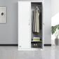 Metal Contemporary Cabinet for Home White Steel Storage Cabinet 2 Clearhalo 'Armoires & Wardrobes' 'armoires_wardrobes' 'Bedroom Furniture' 'furn' 'furn_armoires_wardrobes' 'Furniture' 5544248