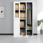 Metal Contemporary Cabinet for Home White Steel Storage Cabinet 5 Clearhalo 'Armoires & Wardrobes' 'armoires_wardrobes' 'Bedroom Furniture' 'furn' 'furn_armoires_wardrobes' 'Furniture' 5544254
