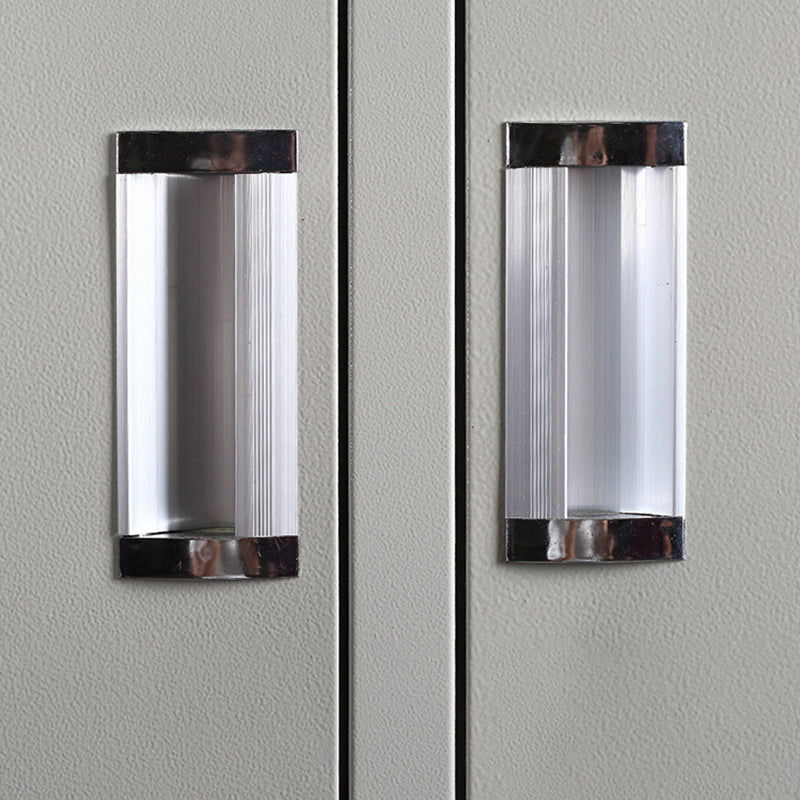 Metal Contemporary Cabinet for Home White Steel Storage Cabinet Clearhalo 'Armoires & Wardrobes' 'armoires_wardrobes' 'Bedroom Furniture' 'furn' 'furn_armoires_wardrobes' 'Furniture' 5544263