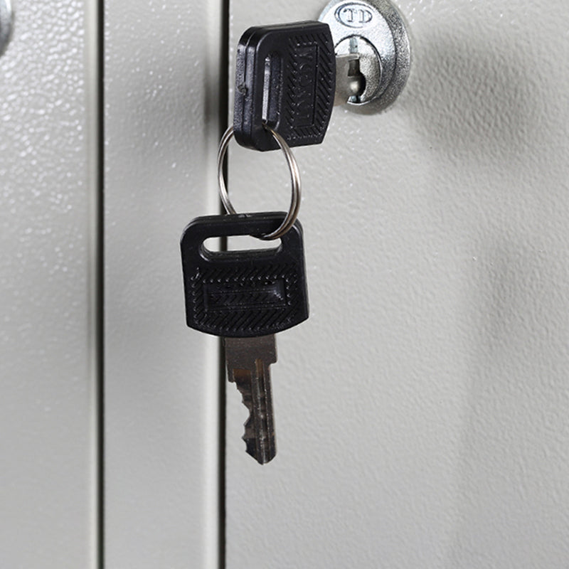 Metal Contemporary Cabinet for Home White Steel Storage Cabinet Clearhalo 'Armoires & Wardrobes' 'armoires_wardrobes' 'Bedroom Furniture' 'furn' 'furn_armoires_wardrobes' 'Furniture' 5544265