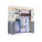 Modern Style Wardrobe Metal 1-Door Wardrobe Closet for Bedroom