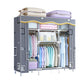 Modern Style Wardrobe Metal 1-Door Wardrobe Closet for Bedroom