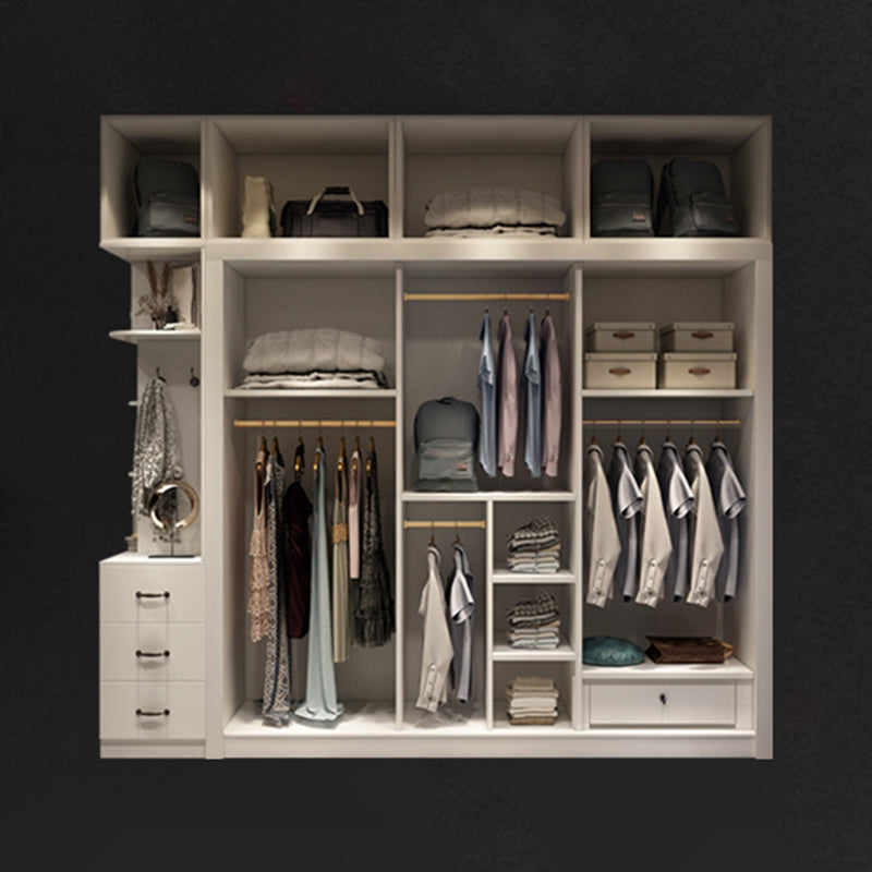 Armario moderno moderno Armario gabinete de armario de madera con puertas correderas