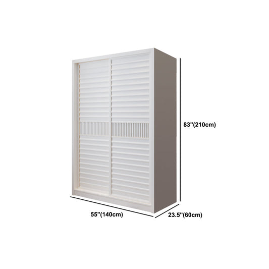 Armario blanco moderno Armario Armario de madera Gabinete con estantes