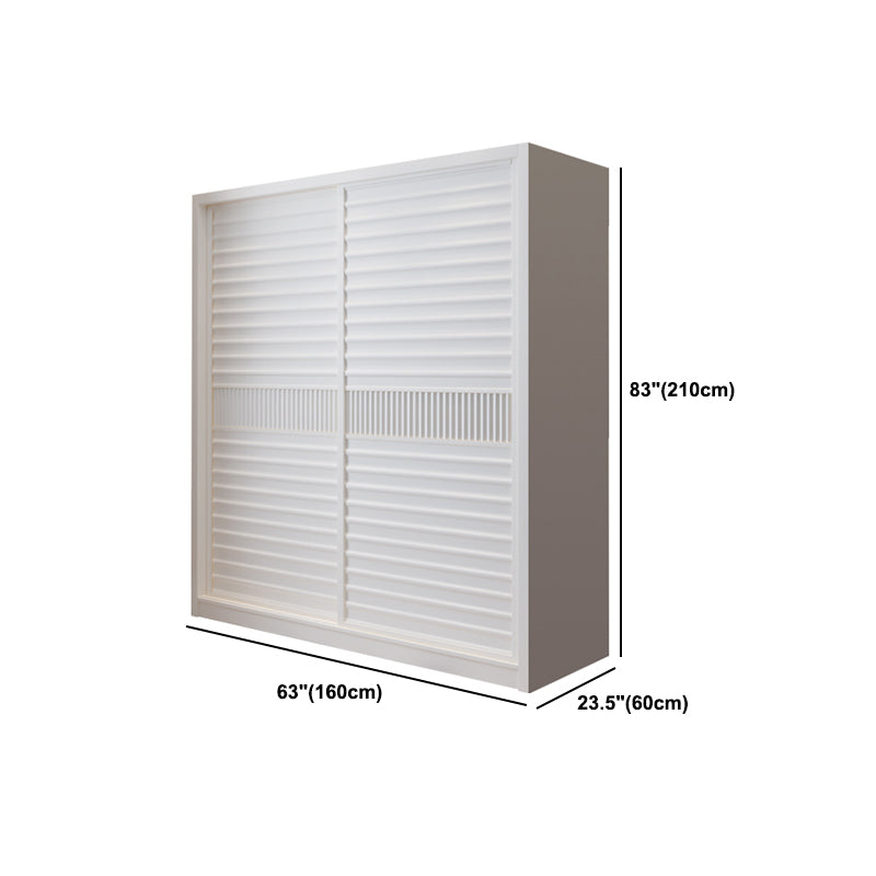 Armario blanco moderno Armario Armario de madera Gabinete con estantes