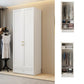 Witte garderobe kast gemeten houten garderobe armoire met lade