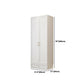 Witte garderobe kast gemeten houten garderobe armoire met lade